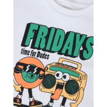 NAME IT T-Shirt Heinrick Bright White